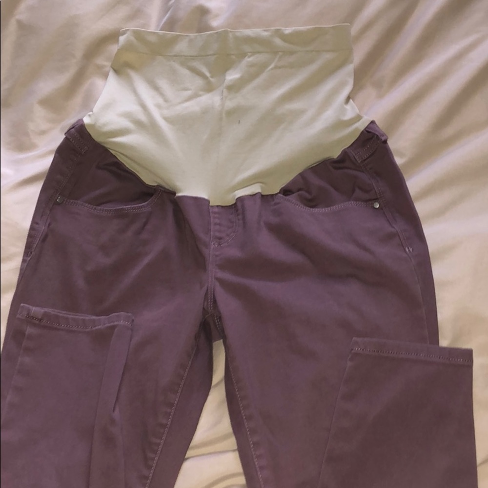 Maternity jeans, full belly panel